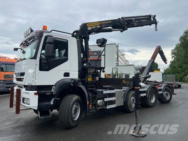 Iveco AD 390T41 8X4 Palfinger PK22002EH Lenk, Lift Koukkulava kuorma-autot