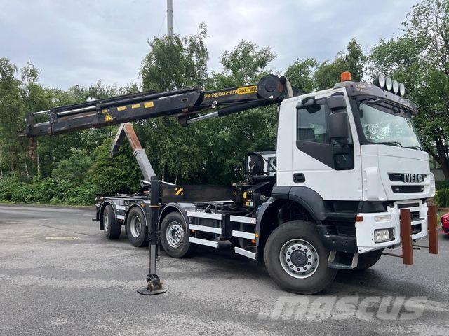 Iveco AD 390T41 8X4 Palfinger PK22002EH Lenk, Lift Koukkulava kuorma-autot