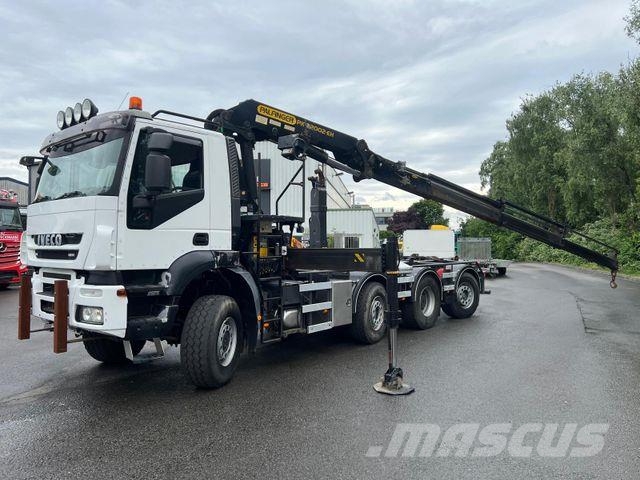 Iveco AD 390T41 8X4 Palfinger PK22002EH Lenk, Lift Koukkulava kuorma-autot