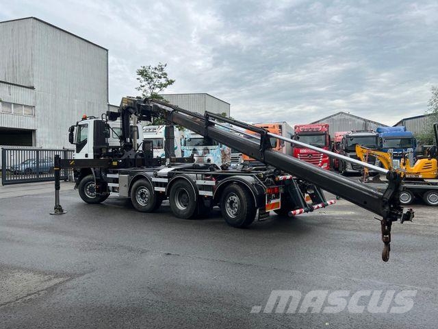 Iveco AD 390T41 8X4 Palfinger PK22002EH Lenk, Lift Koukkulava kuorma-autot