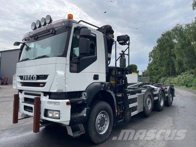 Iveco AD 390T41 8X4 Palfinger PK22002EH Lenk, Lift Koukkulava kuorma-autot