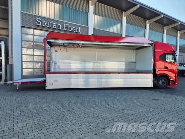 Iveco AS260S50Y/FS Schwenkwand LBW 2xAHK CAM Intarder Vozy pro přepravu nápojů