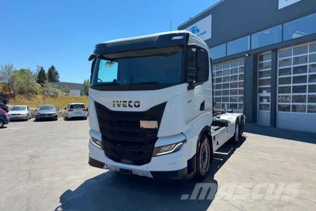 Iveco AS280X48 6x2 Hiab 21T Hook lift trucks