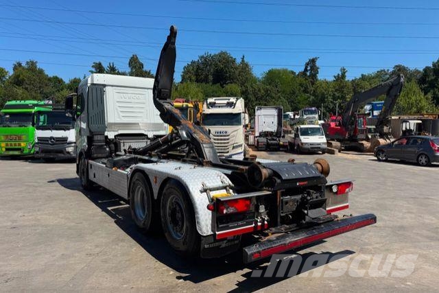 Iveco AS280X48 6x2 Hiab 21T Hook lift trucks