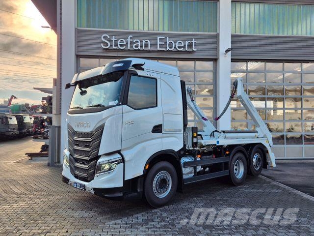 Iveco AS280X58Y/ PS ON Meiller AK 16. T Funk AHK Cam 케이블 리프트 탈착식 트럭