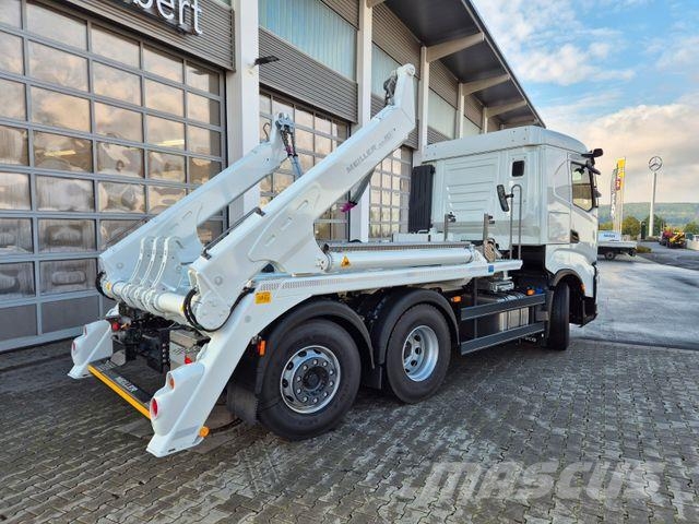 Iveco AS280X58Y/ PS ON Meiller AK 16. T Funk AHK Cam 케이블 리프트 탈착식 트럭