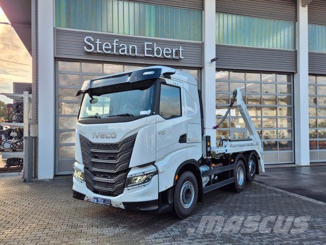 Iveco AS280X58Y/ PS ON Meiller AK 16. T Funk AHK Cam 케이블 리프트 탈착식 트럭