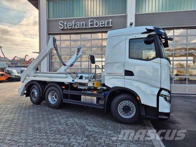 Iveco AS280X58Y/ PS ON Meiller AK 16. T Funk AHK Cam 케이블 리프트 탈착식 트럭