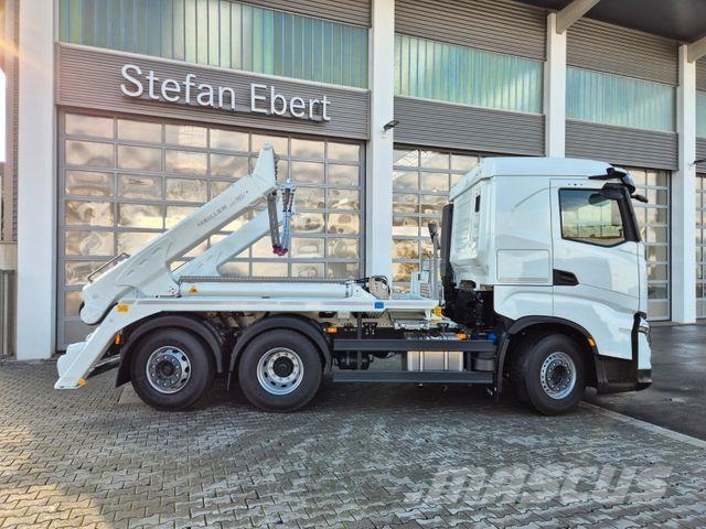 Iveco AS280X58Y/ PS ON Meiller AK 16. T Funk AHK Cam 케이블 리프트 탈착식 트럭
