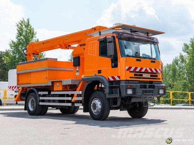 Iveco CURSOR 240 4x4 RUTHMANN T225 22,5 Meters Lift Автовышки