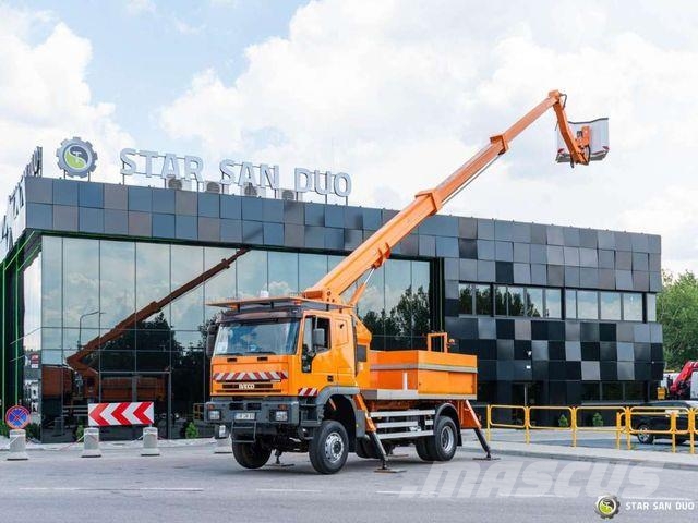 Iveco CURSOR 240 4x4 RUTHMANN T225 22,5 Meters Lift Автовышки