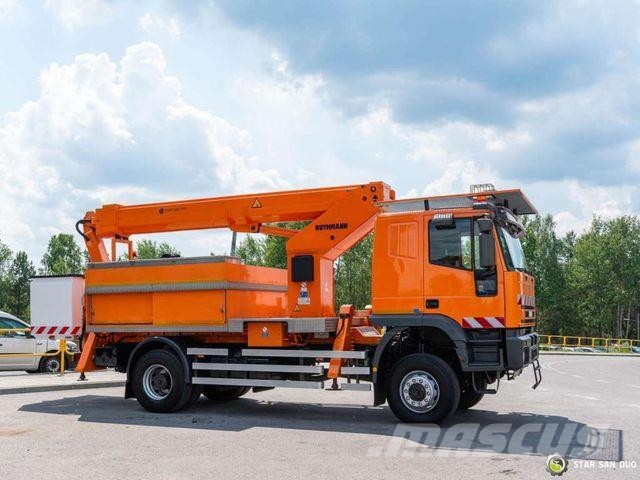Iveco CURSOR 240 4x4 RUTHMANN T225 22,5 Meters Lift Автовышки