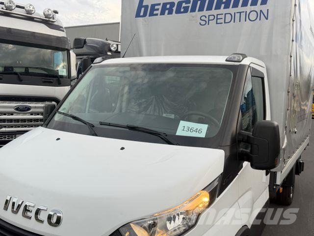 Iveco Daily 35s14, Pritsche/Plane, Palfinger LBW Klima 커튼사이더 트럭