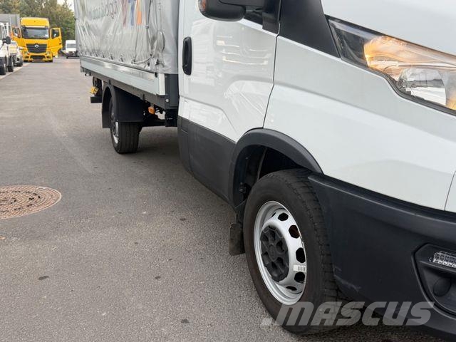 Iveco Daily 35s14, Pritsche/Plane, Palfinger LBW Klima 커튼사이더 트럭
