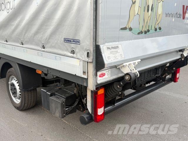 Iveco Daily 35s14, Pritsche/Plane, Palfinger LBW Klima 커튼사이더 트럭