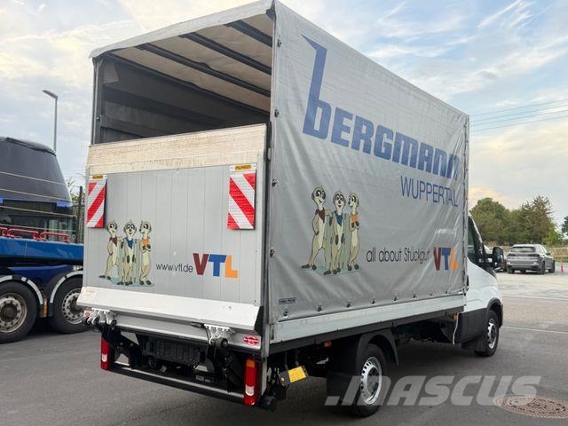 Iveco Daily 35s14, Pritsche/Plane, Palfinger LBW Klima 커튼사이더 트럭