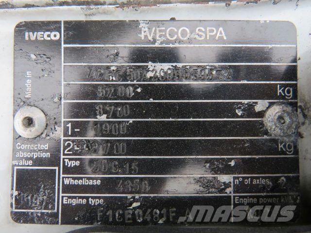 Iveco DAILY 50C15*8Pal*400V*Carrier XARIOS 500 -20°C بدرجة حرارة قابلة للضبط