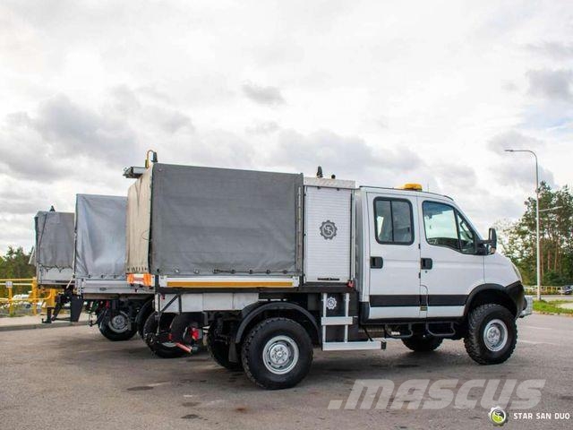 Iveco Daily 55S17 4x4 DOKA 7 seats Webasto Camion cabina sasiu