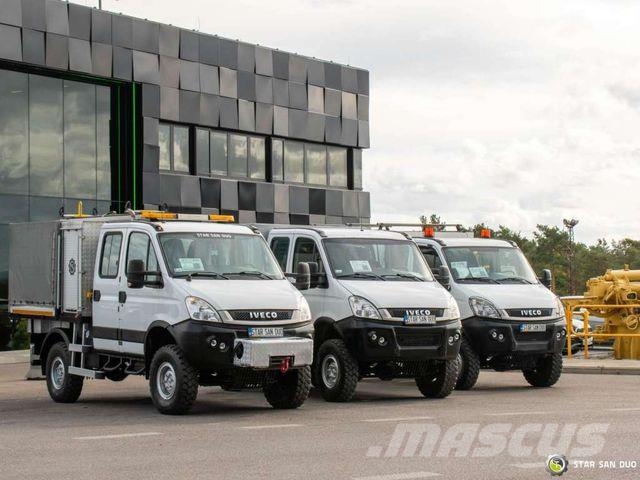 Iveco Daily 55S17 4x4 DOKA 7 seats Webasto Camion cabina sasiu