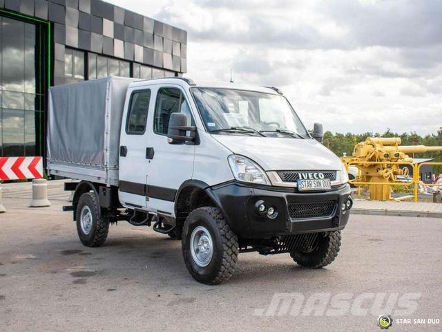 Iveco Daily 55S17 4x4 DOKA 7 seats Webasto Camion cabina sasiu