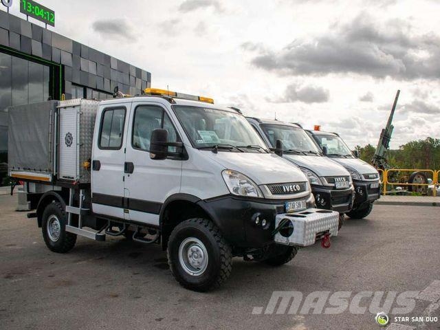 Iveco Daily 55S17 4x4 DOKA 7 seats Webasto Camion cabina sasiu
