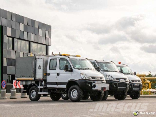 Iveco Daily 55S17 4x4 DOKA 7 seats Webasto Camion cabina sasiu