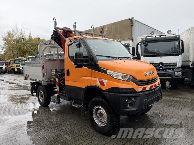 Iveco Daily 55S18W 4X4 Palfinger PK 7.501 Crane trucks