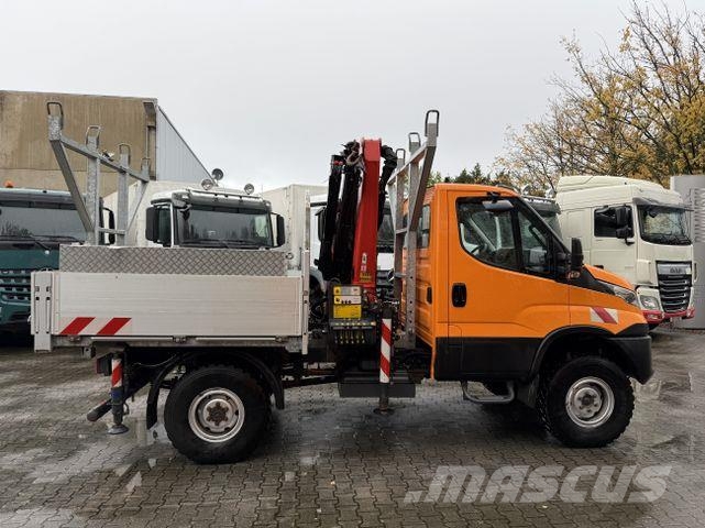 Iveco Daily 55S18W 4X4 Palfinger PK 7.501 Crane trucks