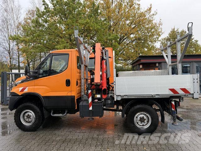 Iveco Daily 55S18W 4X4 Palfinger PK 7.501 Crane trucks
