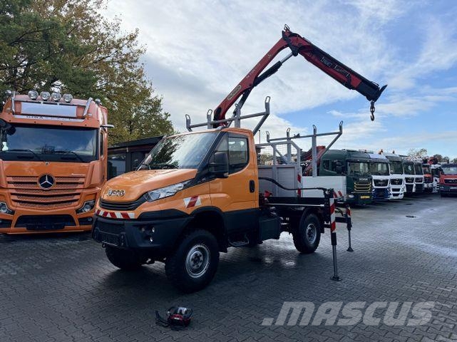 Iveco Daily 55S18W 4X4 Palfinger PK 7.501 Crane trucks