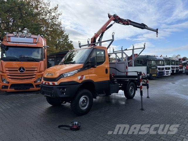 Iveco Daily 55S18W 4X4 Palfinger PK 7.501 Crane trucks