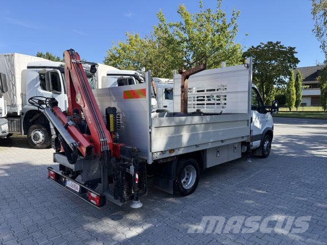Iveco Daily 65C15 Kran Fassi F50 Tovornjaki s kesonom/platojem
