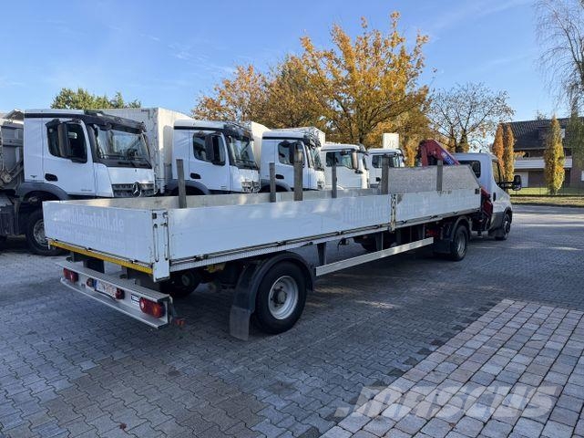 Iveco Daily 70-180 Kran HMF 710 + Auflieger Kranwagen