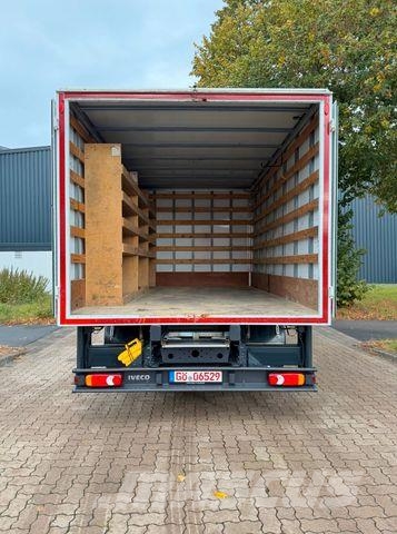 Iveco EUROCARGO 160E210 - Kran - Koffer - 32 TKm Vlakke laadvloer met kraan
