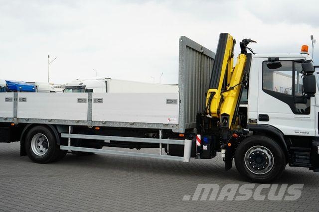 Iveco EUROCARGO / 180-250 / SKRZYNIOWY + HDS / HYVA HC Żurawie samochodowe