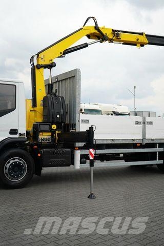 Iveco EUROCARGO / 180-250 / SKRZYNIOWY + HDS / HYVA HC Żurawie samochodowe