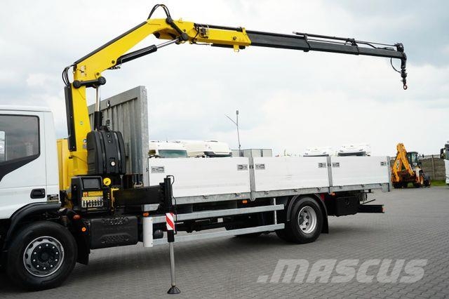 Iveco EUROCARGO / 180-250 / SKRZYNIOWY + HDS / HYVA HC Żurawie samochodowe