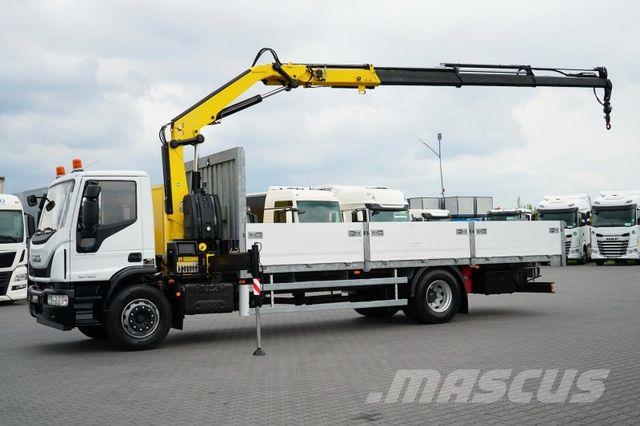 Iveco EUROCARGO / 180-250 / SKRZYNIOWY + HDS / HYVA HC Żurawie samochodowe