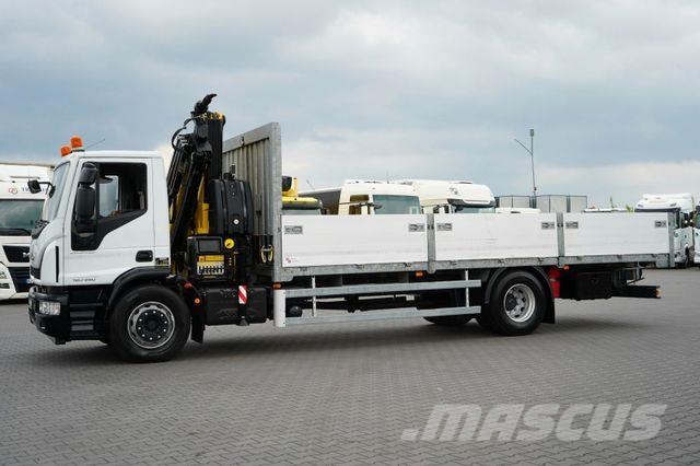 Iveco EUROCARGO / 180-250 / SKRZYNIOWY + HDS / HYVA HC Żurawie samochodowe
