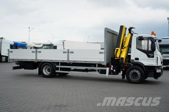 Iveco EUROCARGO / 180-250 / SKRZYNIOWY + HDS / HYVA HC Żurawie samochodowe