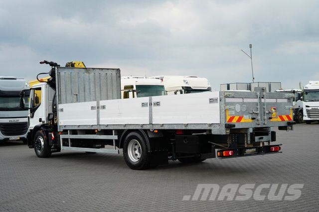 Iveco EUROCARGO / 180-250 / SKRZYNIOWY + HDS / HYVA HC Żurawie samochodowe