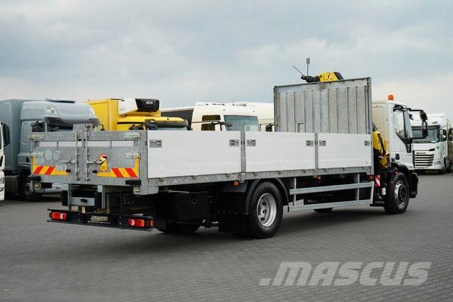 Iveco EUROCARGO / 180-250 / SKRZYNIOWY + HDS / HYVA HC Żurawie samochodowe