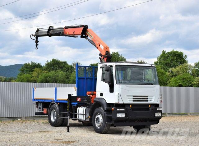 Iveco Eurocargo 180E28 *Pritsche 4,80m + KRAN Φορτηγά με Γερανό