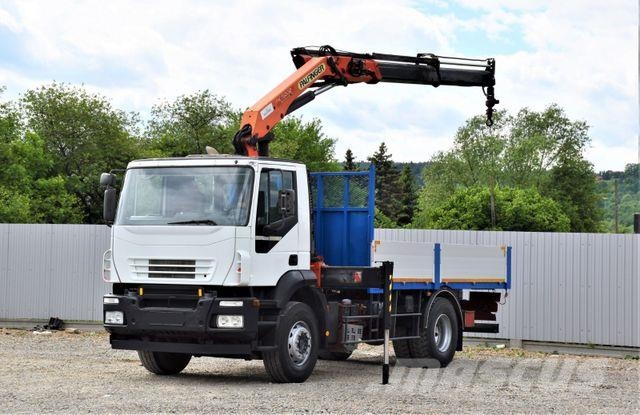 Iveco Eurocargo 180E28 *Pritsche 4,80m + KRAN Φορτηγά με Γερανό
