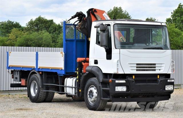 Iveco Eurocargo 180E28 *Pritsche 4,80m + KRAN Φορτηγά με Γερανό