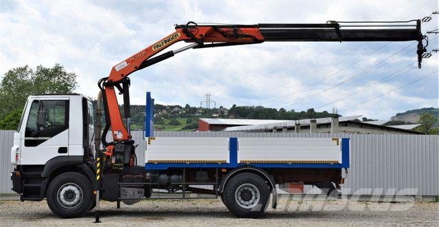 Iveco Eurocargo 180E28 *Pritsche 4,80m + KRAN Φορτηγά με Γερανό
