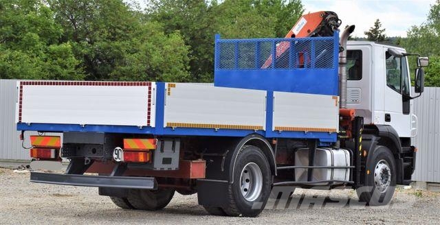 Iveco Eurocargo 180E28 *Pritsche 4,80m + KRAN Φορτηγά με Γερανό