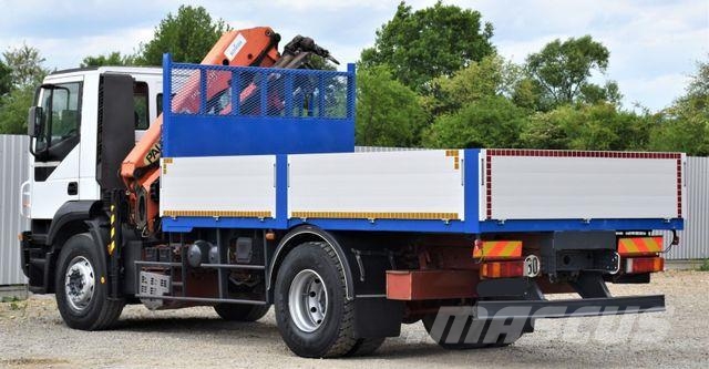 Iveco Eurocargo 180E28 *Pritsche 4,80m + KRAN Φορτηγά με Γερανό