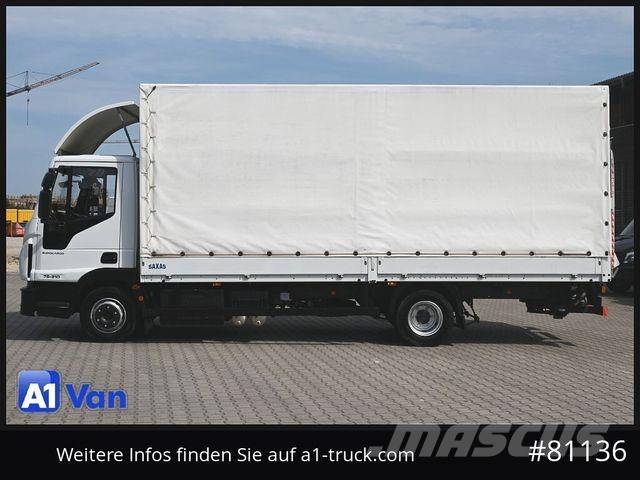 Iveco Eurocargo 75E21 Pritsche Plane, LBW, Luftfederun Camión con caja abierta
