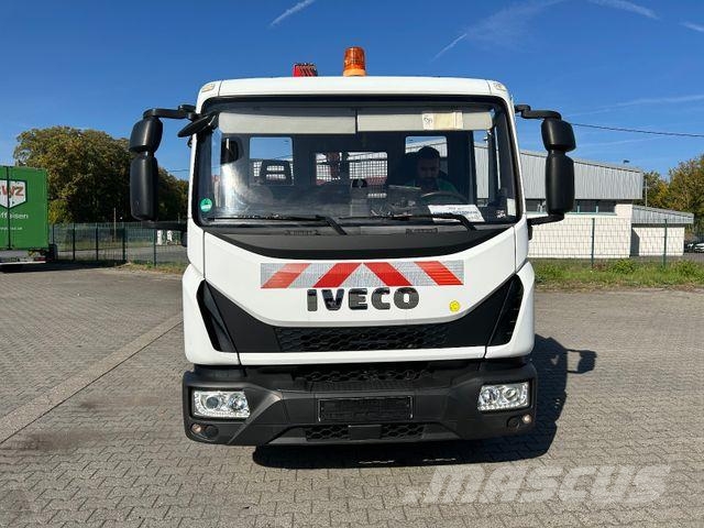 Iveco EuroCargo 80-190 / Fassi F70 + Funk / Meiller Kipper